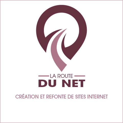 Logo représentant une entreprise de création d'entreprise, la route du net.
